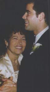 Pete Sampras with his mother