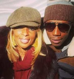 Mary J. Blige with her brother