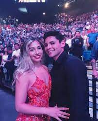 Ryan Garcia with his ex-girlfriend Andrea