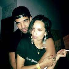 Zoe Kravitz with her ex-boyfriend Drake
