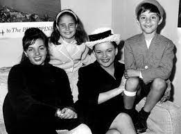 Judy Garland with her children