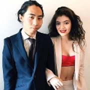 Lorde with her ex-boyfriend James