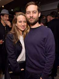 Tobey Maguire with his ex-wife Jennifer