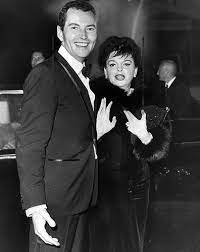 Judy Garland with her ex-husband Mark