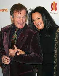 Robin Williams with his wife Marsha