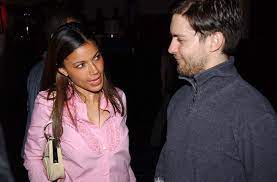 Tobey Maguire with his ex-girlfriend Rashida
