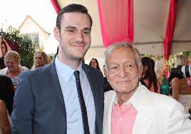 Cooper Hefner with his father