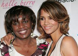 Halle Berry with her sister