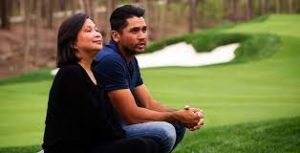Jason Day with his mother