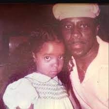 Tameka Cottle with her father