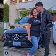 Ryan Garcia with his mother