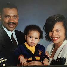 Chance The Rapper with his parents