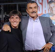 Burt Reynolds with his son