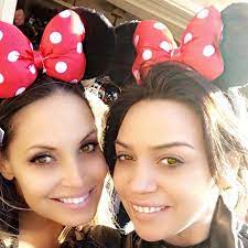 Trish Stratus with her sister