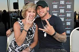 Brantley Gilbert with his mother