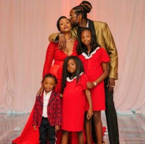 2 Chainz with his wife & children