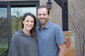 Sergio Garcia with his wife Angela