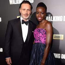 Andrew Lincoln with his ex-girlfriend Danai