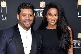 Ciara with her husband Russell