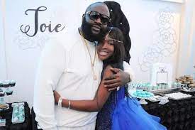 Rick Ross with his daughter Toie