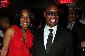 Andre Harrell with his ex-wife Wendy