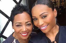 Cynthia Bailey with her mother