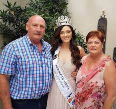 Demi-Leigh Nel-Peters with her parents