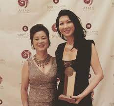 Jeanette Lee with her mother