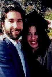 David Schwimmer with his sister