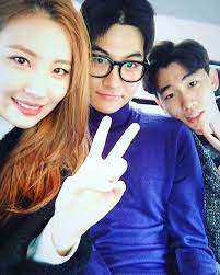 Sunmi with her brothers