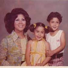 Chris Perez with his mother & sister