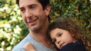 David Schwimmer with his daughter