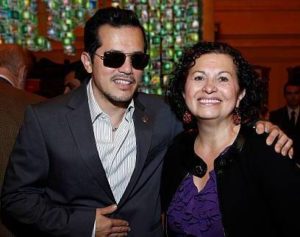 John Leguizamo with his mother