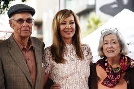 Allison Janney with her parents