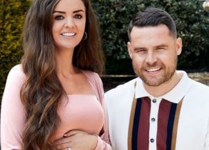 Danny Miller with his girlfriend