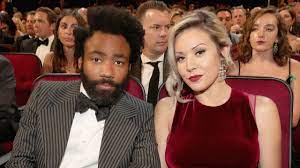 Donald Glover with his girlfriend