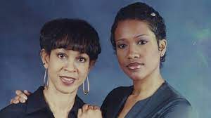 Maia Campbell with her mother