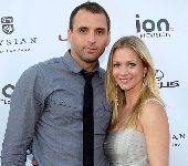 A.J. Cook with her husband