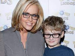 Jenny McCarthy with her son