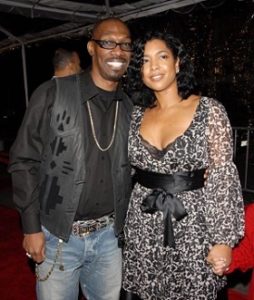 Charlie Murphy with his wife