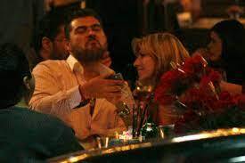 Patricia Navidad with her ex-boyfriend Emir