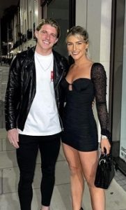 Conor Gallagher with his girlfriend