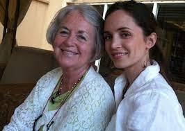 Eliza Dushku with her mother