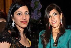 Huma Abedin with her sister