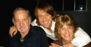 Keith Urban with his parents