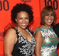 Gayle King with her daughter