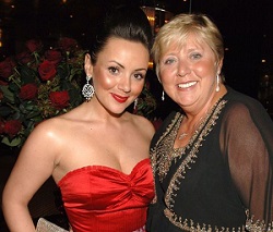 Martine McCutcheon with his mother
