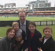 Matt Hancock with his ex-wife & kids