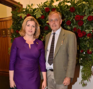 Penny Mordaunt with her husband