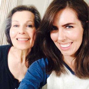 Brittani Louise Taylor with her mother
